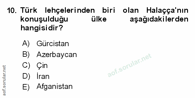 Soru 10