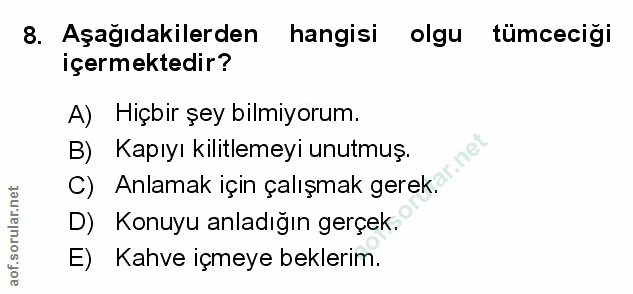 Soru 8