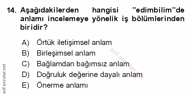 Soru 14