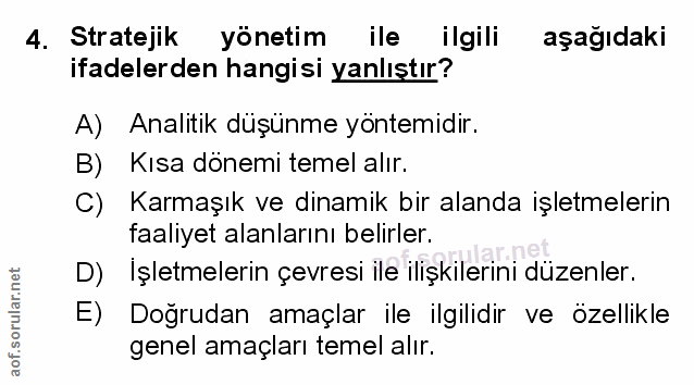 Soru 4