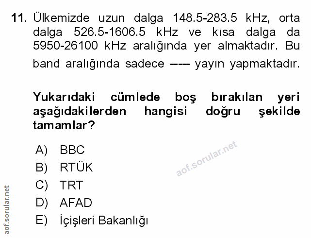 Soru 11