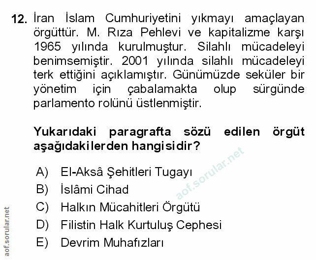 Soru 12