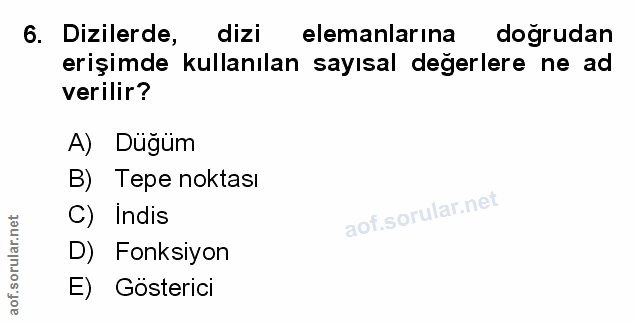 Soru 6