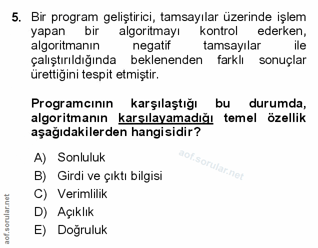 Soru 5