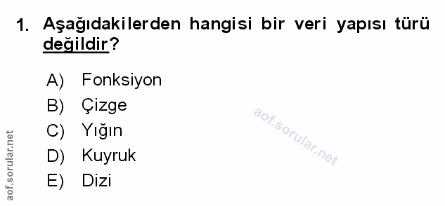 Soru 1