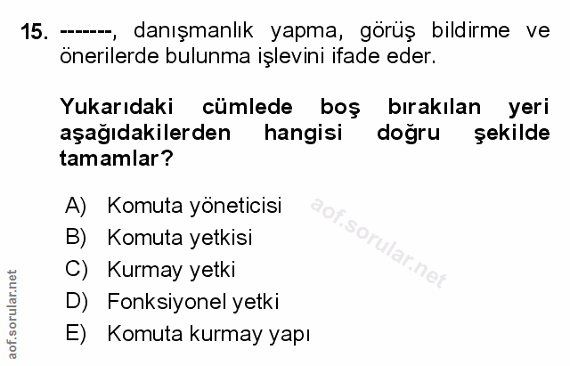 Soru 15
