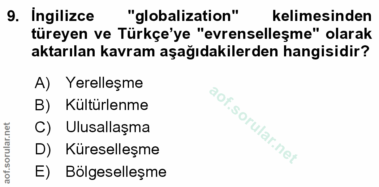 Soru 9
