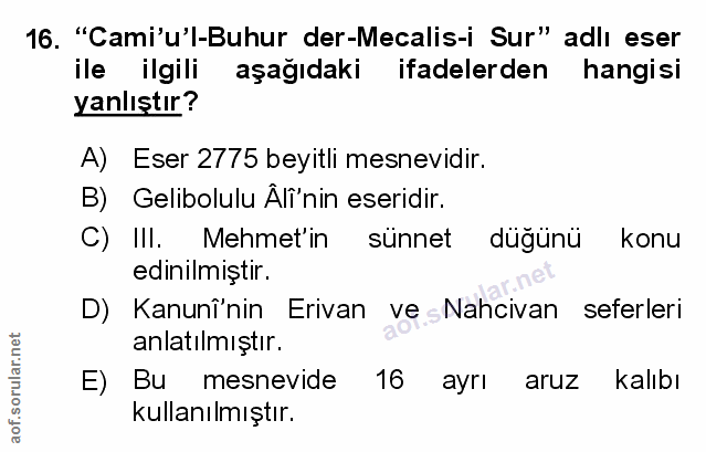 Soru 16