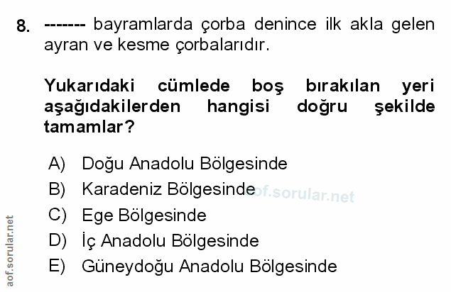 Soru 8