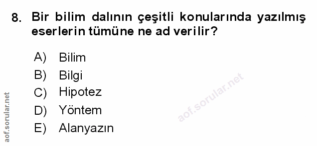 Soru 8