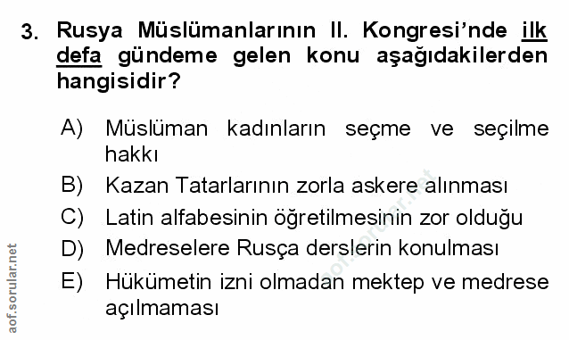 Soru 3