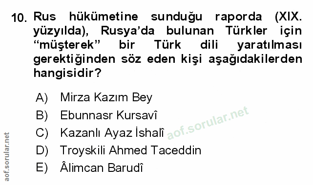 Soru 10