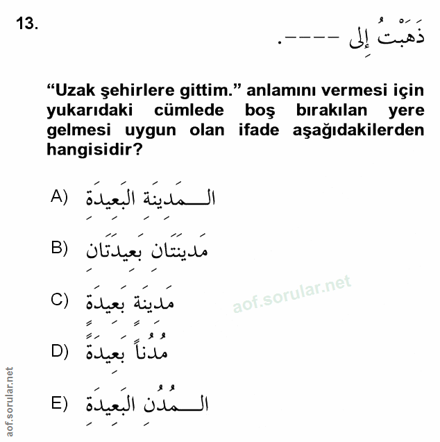 Soru 13