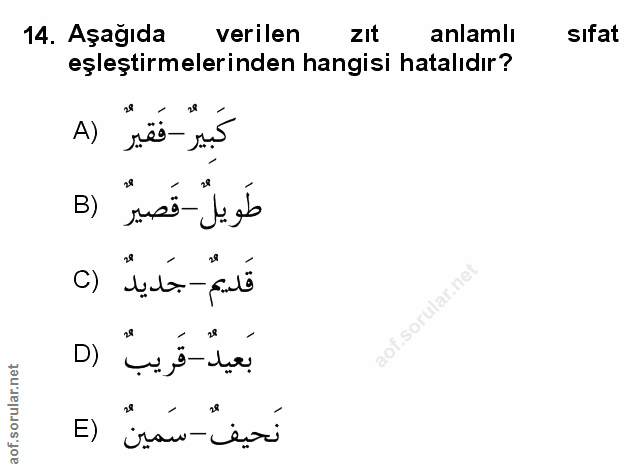 Soru 14