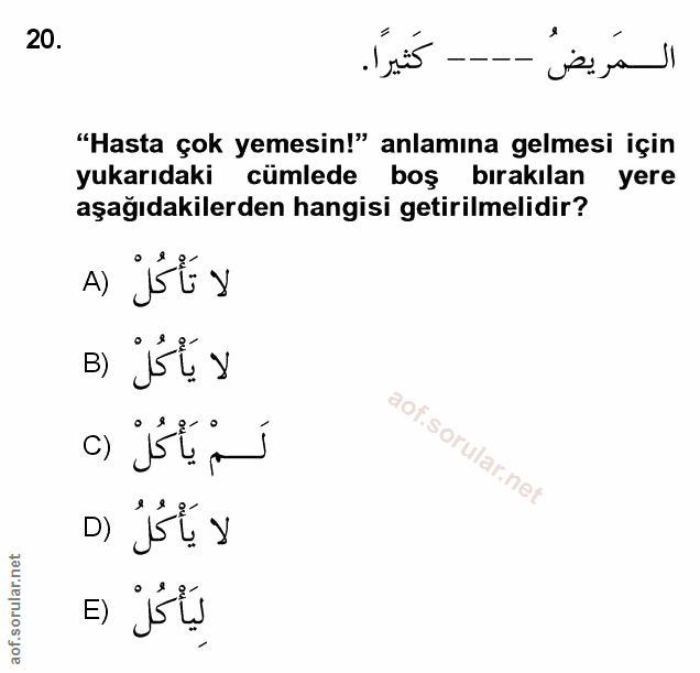 Soru 20