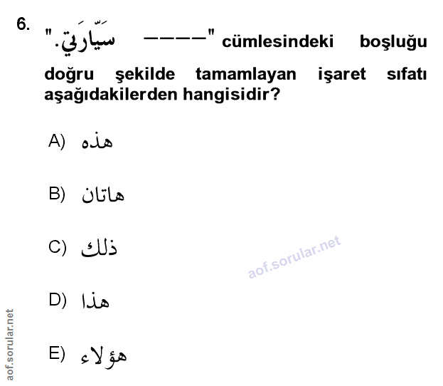 Soru 6