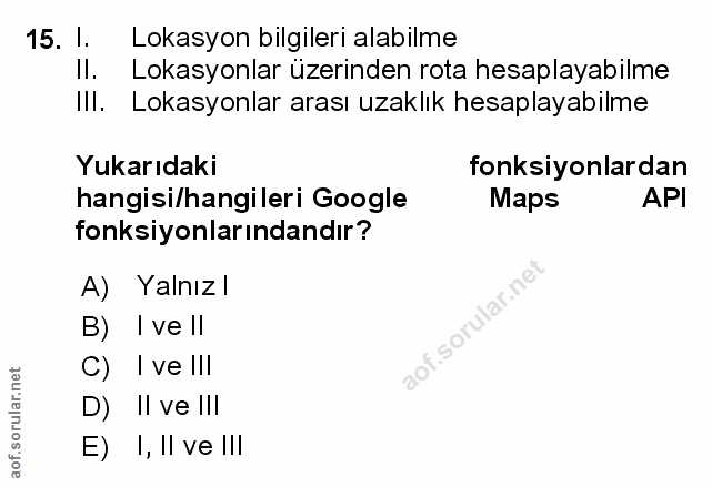Soru 15