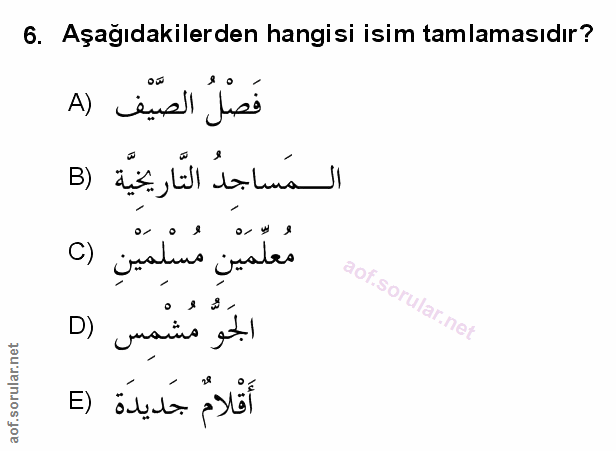 Soru 6