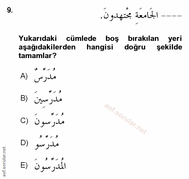 Soru 9