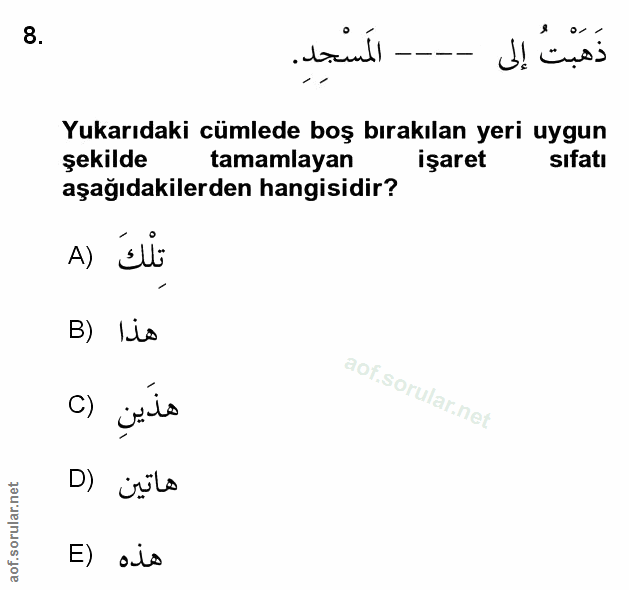 Soru 8