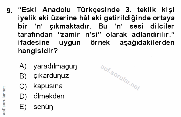 Soru 9