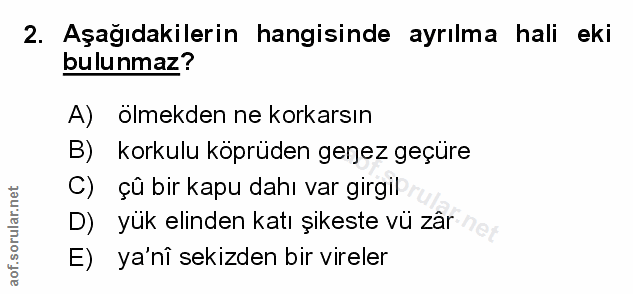 Soru 2