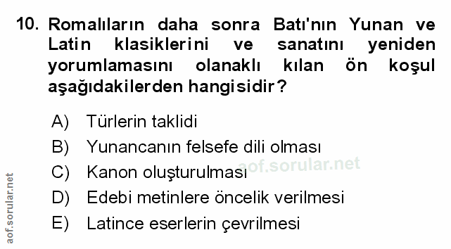 Soru 10