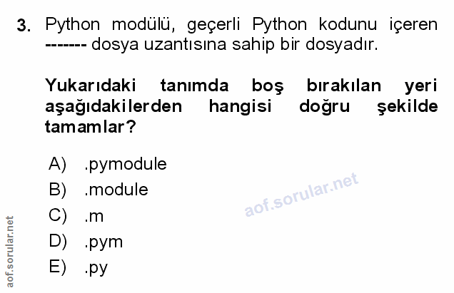 Soru 3