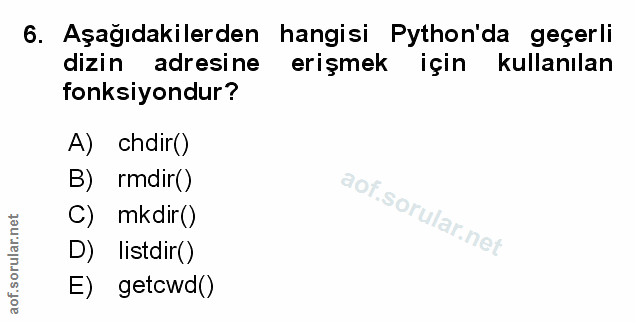 Soru 6