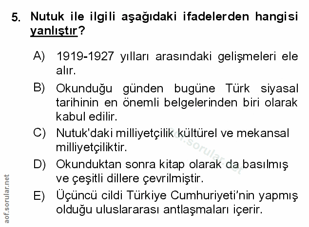 Soru 5