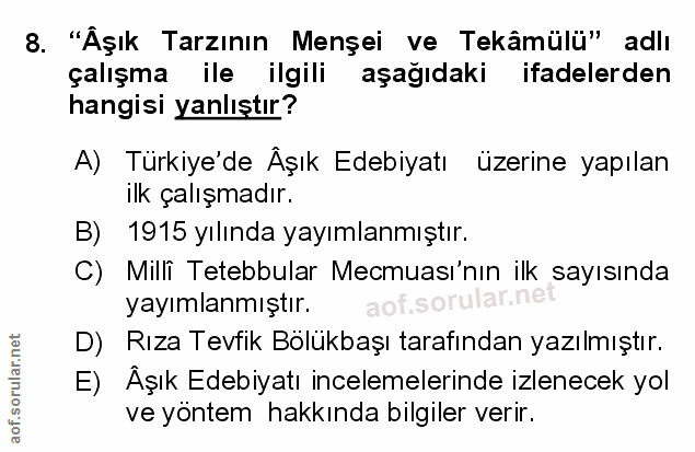 Soru 8