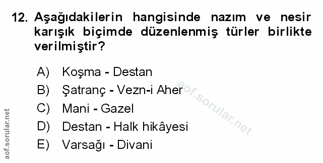 Soru 12