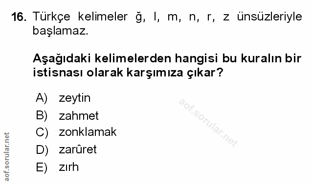 Soru 16
