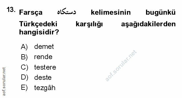 Soru 13