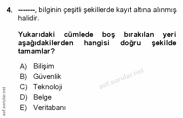 Soru 4