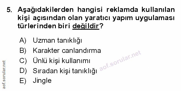 Soru 5