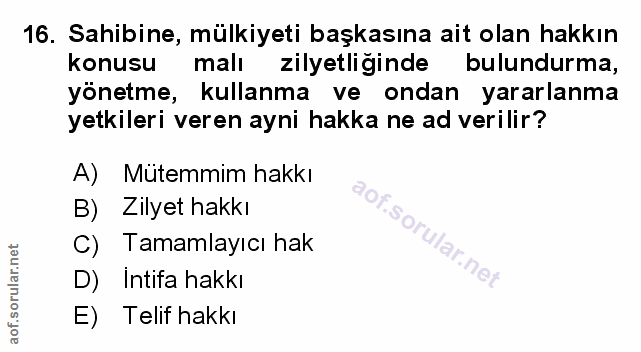 Soru 16