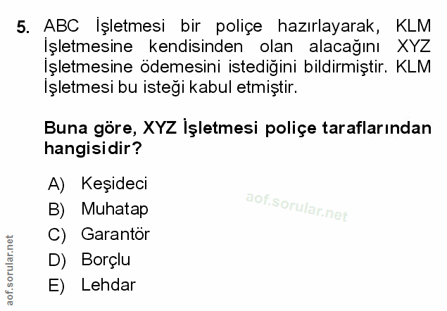 Soru 5