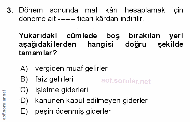 Soru 3