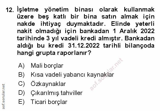 Soru 12