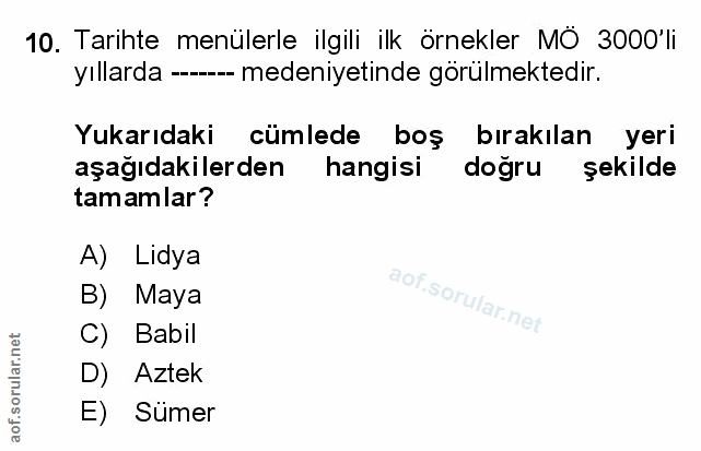 Soru 10