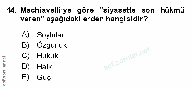 Soru 14