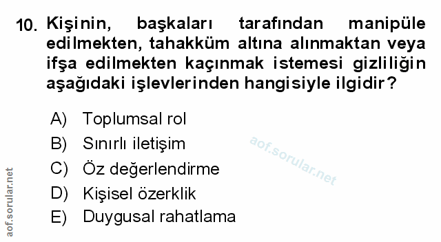Soru 10