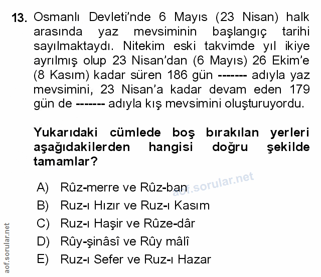 Soru 13