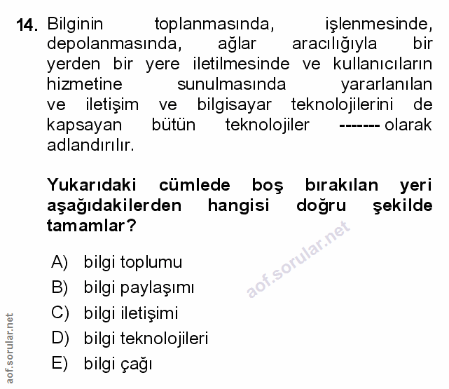 Soru 14