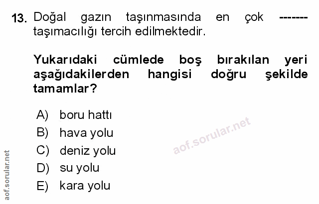 Soru 13