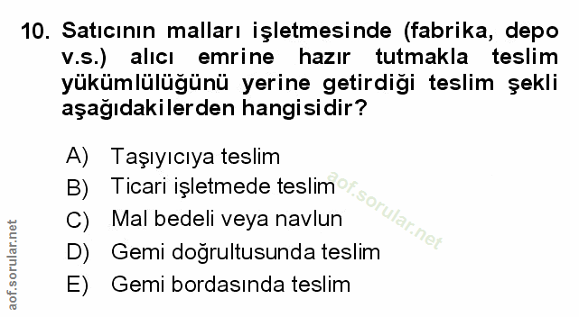 Soru 10