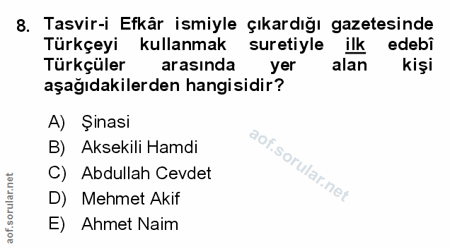 Soru 8