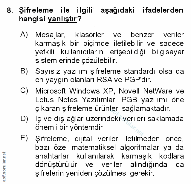 Soru 8