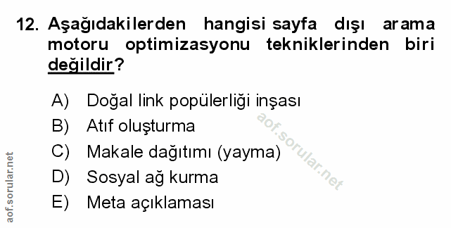 Soru 12
